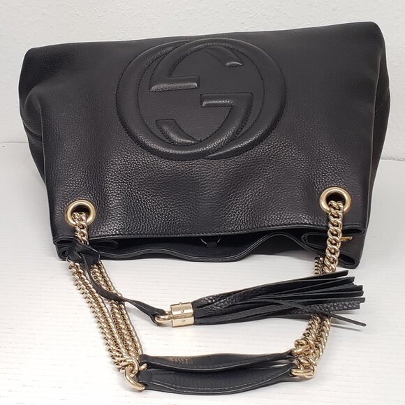 Gucci GG Soho on Chain Medium Shoulder Bag 650-092625 - Picture 9 of 16